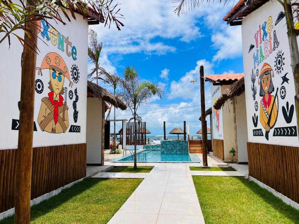 Flats Villas Litoral Sul - Praia Pontal Do Peba - Piacabucu - Al ภายนอก รูปภาพ